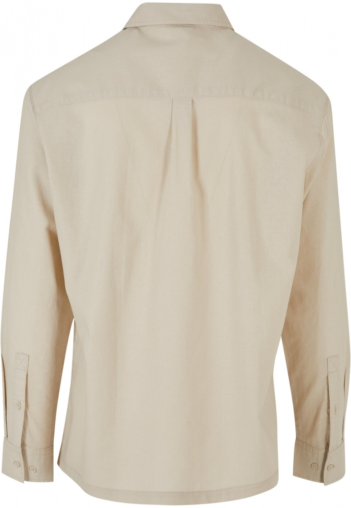 Camasa urban Cotton Linen Half Zip Urban Classics