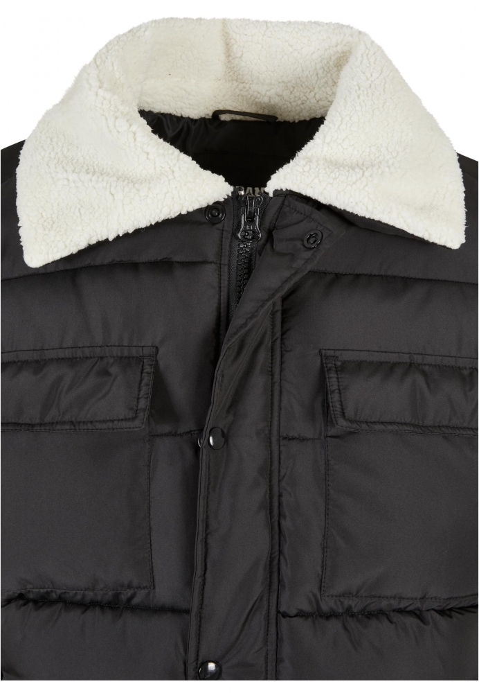 Camasa urban Geaca Sherpa Collar Padded Urban Classics