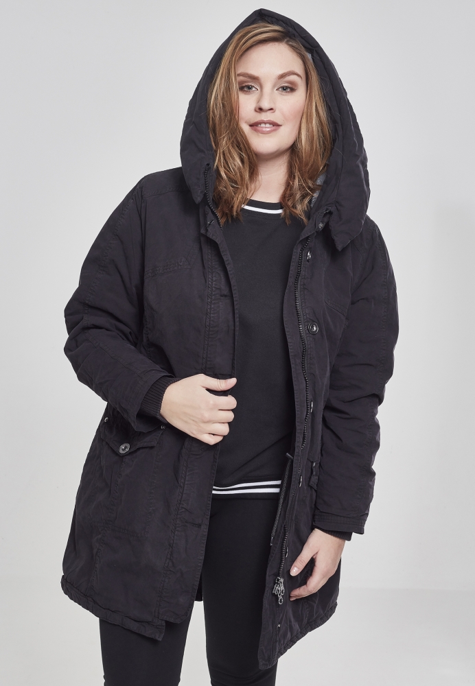 Parka Garment Washed Long dama Urban Classics