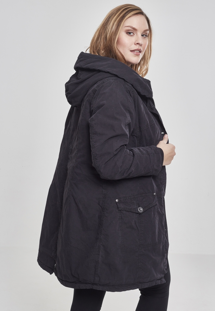 Parka Garment Washed Long dama Urban Classics