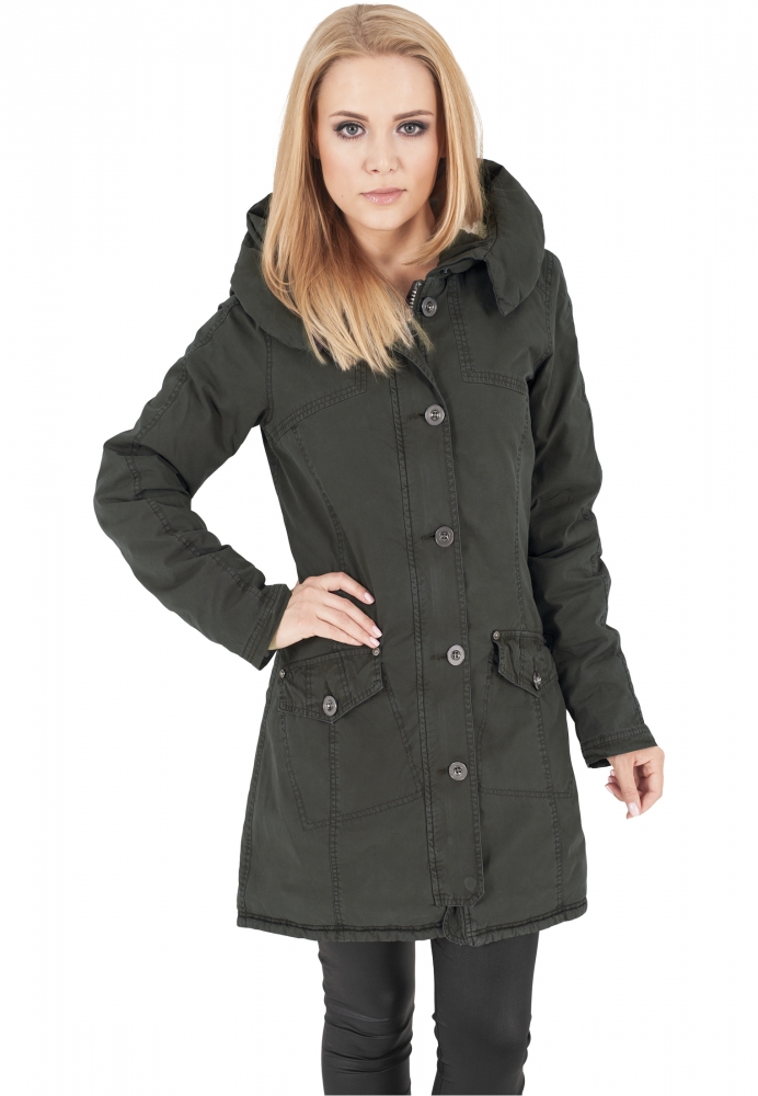 Parka Garment Washed Long dama Urban Classics