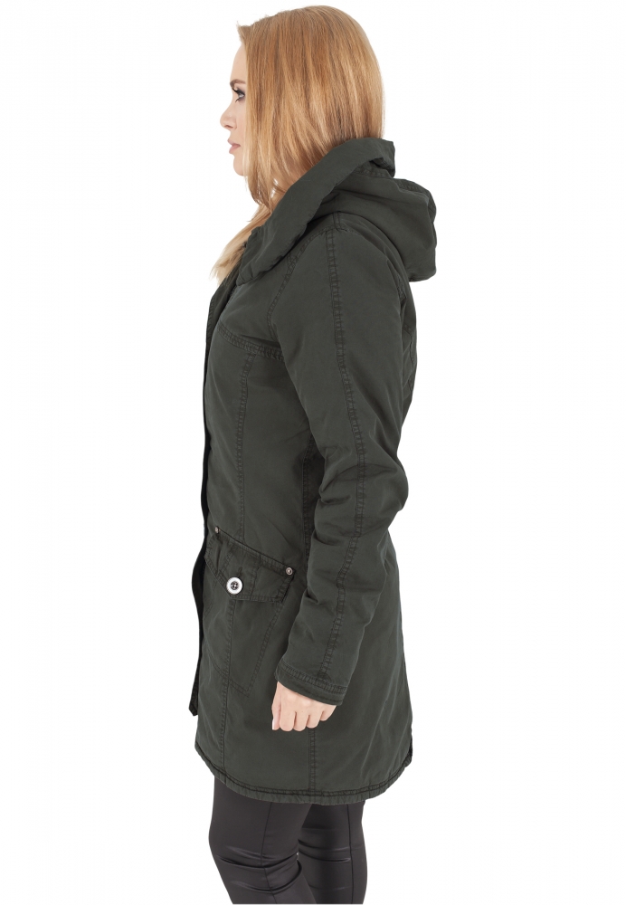 Parka Garment Washed Long dama Urban Classics