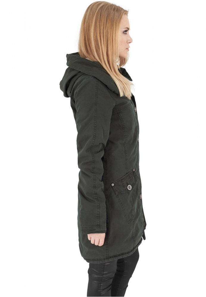 Parka Garment Washed Long dama Urban Classics