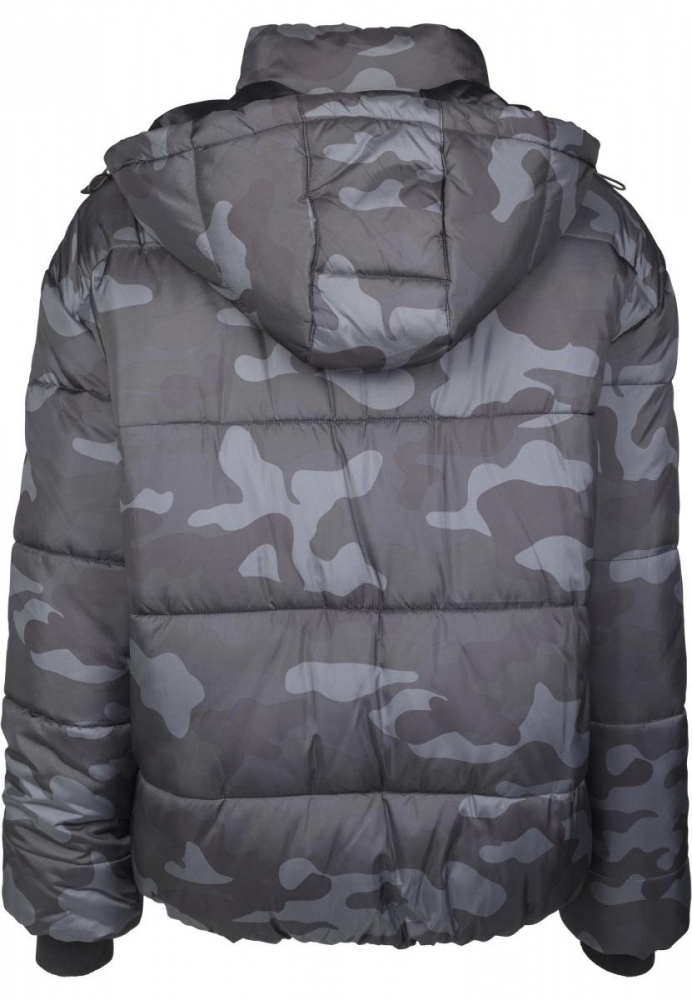 Geaca Boyfriend Camo Puffer dama Urban Classics