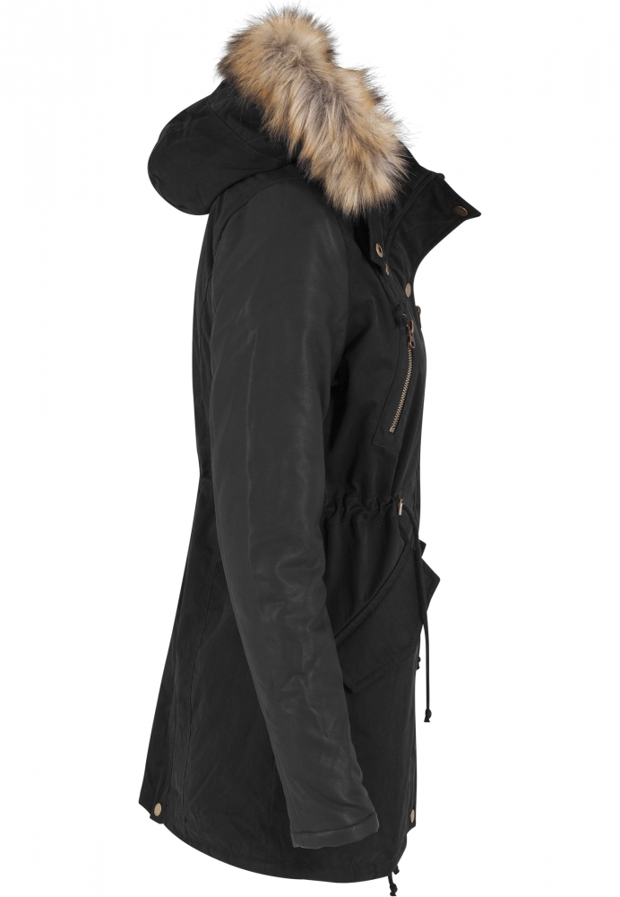 Parka piele Imitation Sleeve dama Urban Classics