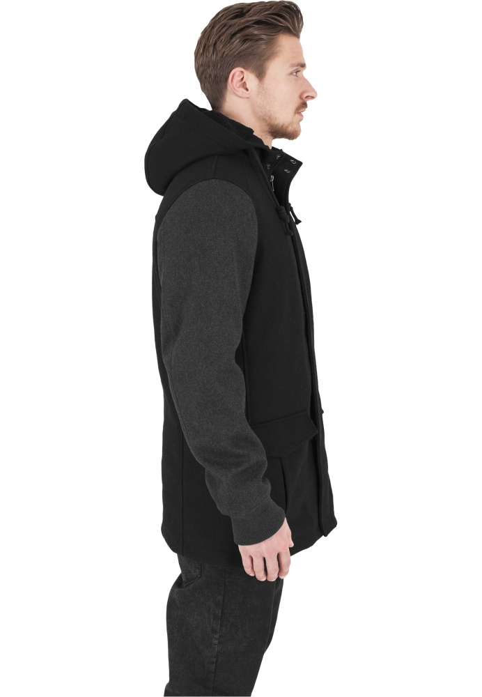 Geaca Contrast Hooded Wool Urban Classics