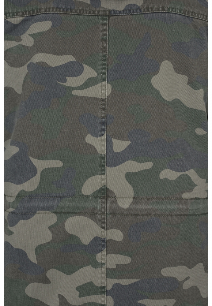 Parka Garment Washed Camo Urban Classics