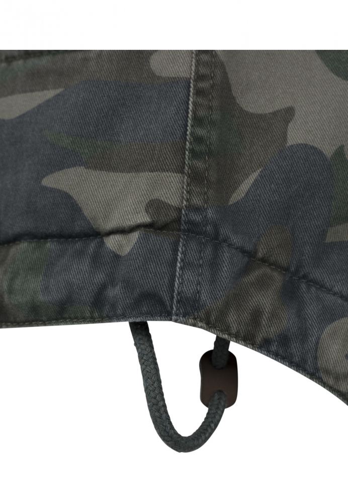 Parka Garment Washed Camo Urban Classics