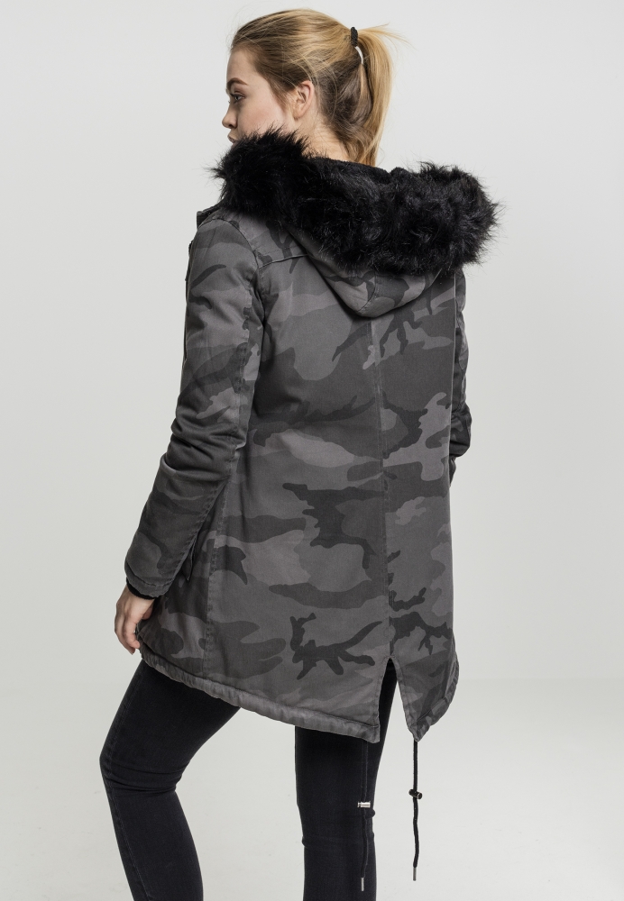 Parka Overdyed Camo dama Urban Classics