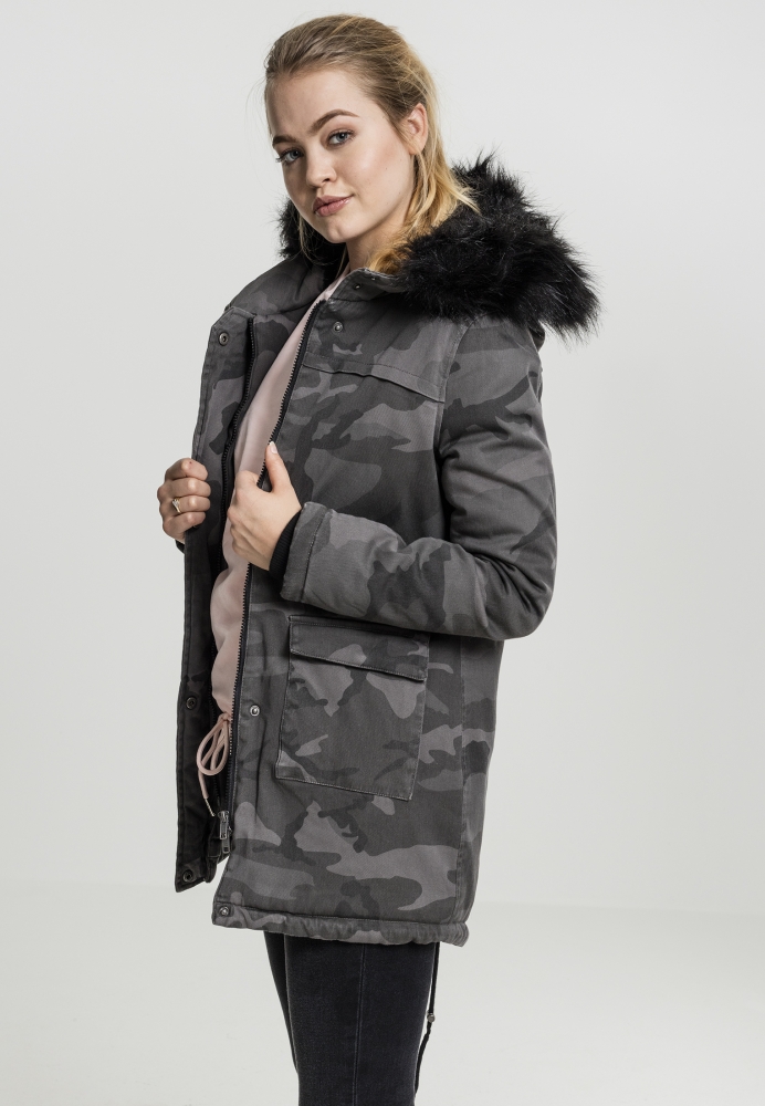 Parka Overdyed Camo dama Urban Classics