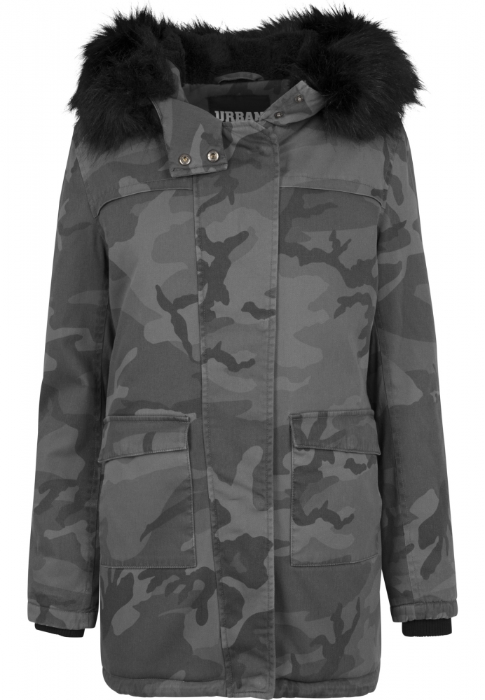 Parka Overdyed Camo dama Urban Classics