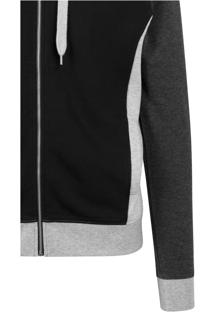 Hanorac fermoar 3- Tone Sweat Urban Classics