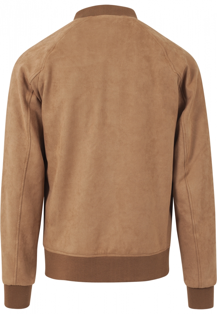 Geaca Imitation Suede Raglan Bomber Urban Classics