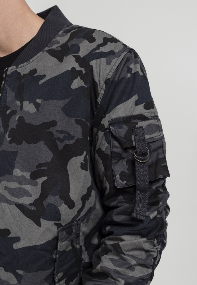 Geaca Vintage Camo Cotton Bomber Urban Classics