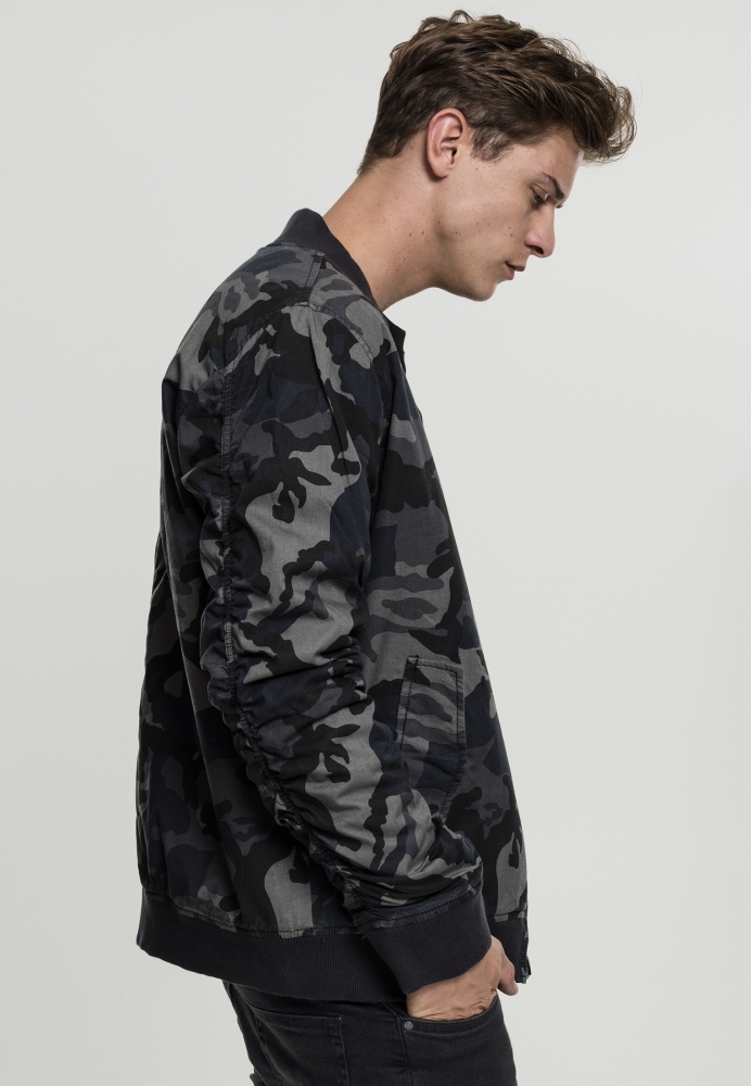 Geaca Vintage Camo Cotton Bomber Urban Classics