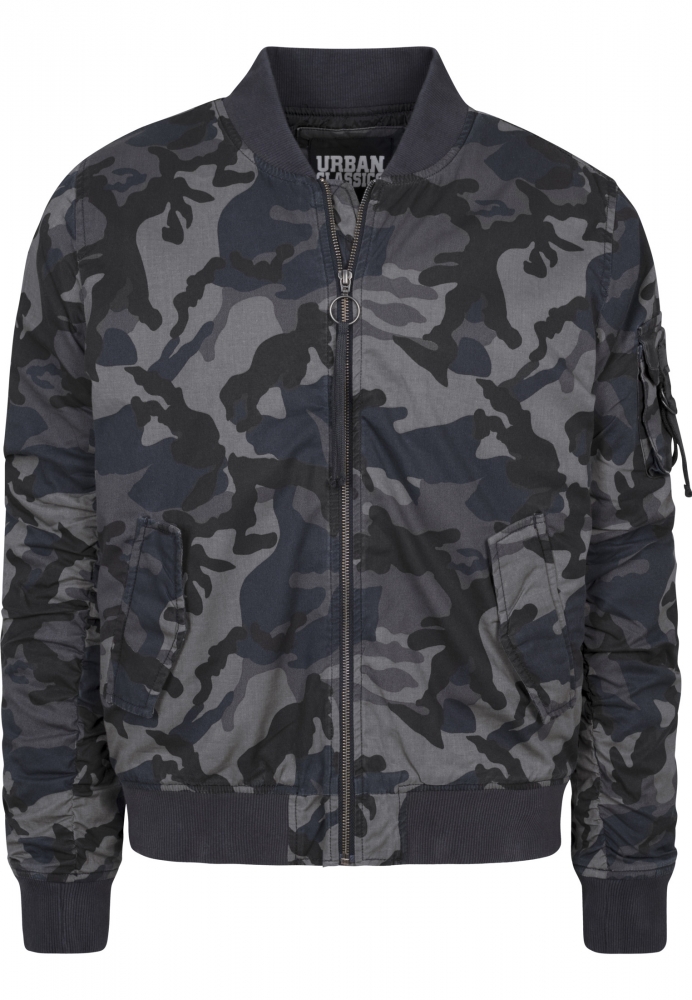 Geaca Vintage Camo Cotton Bomber Urban Classics