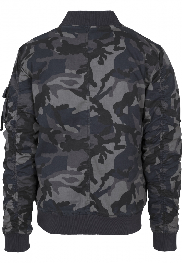 Geaca Vintage Camo Cotton Bomber Urban Classics