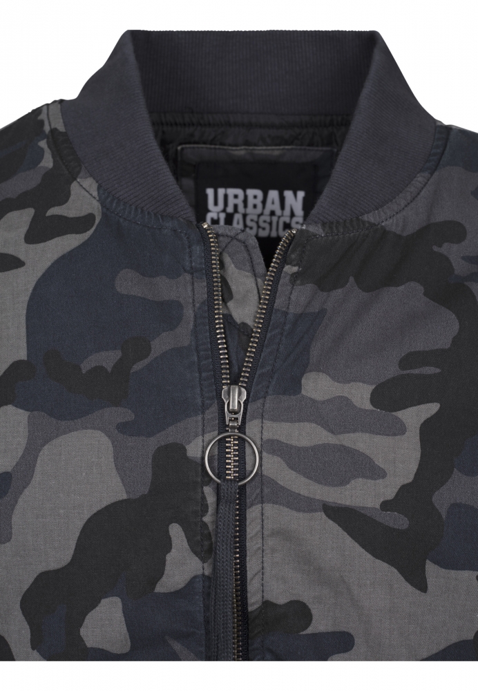 Geaca Vintage Camo Cotton Bomber Urban Classics