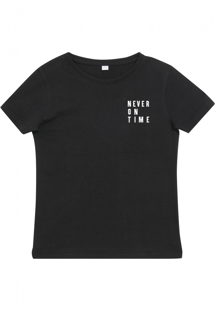 Tricou Never On Time scurt copii Mister Tee