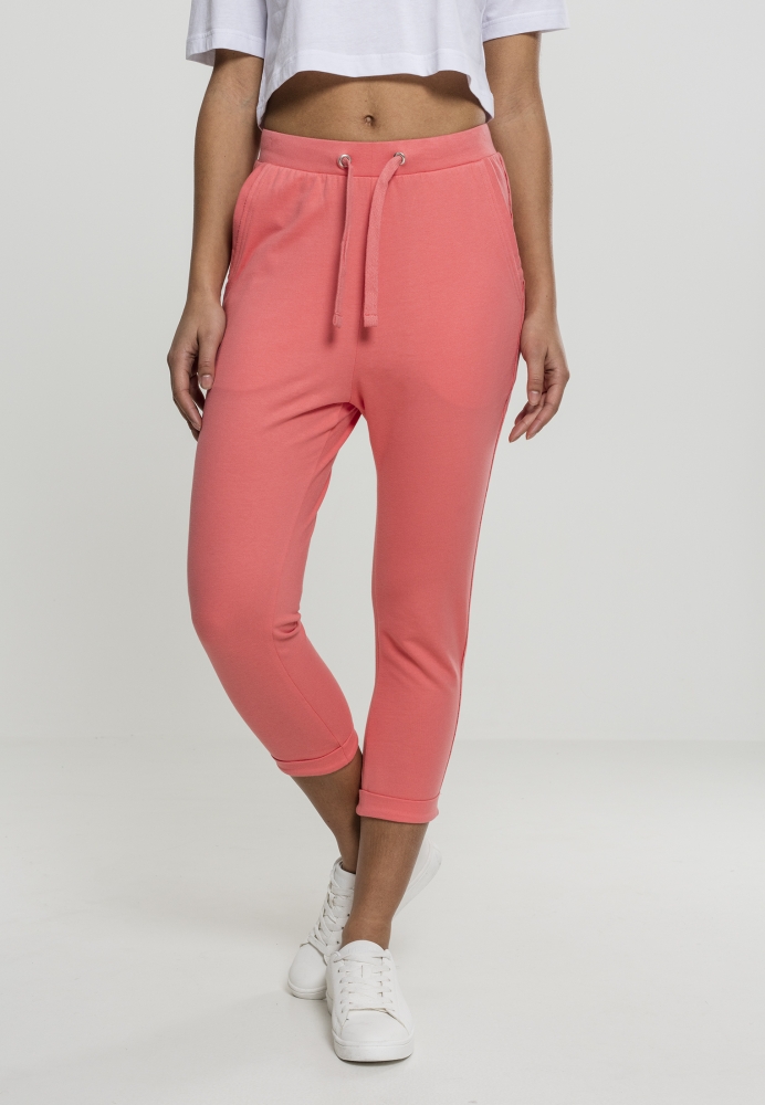 Pantaloni Open Edge Terry Turn Up dama Urban Classics