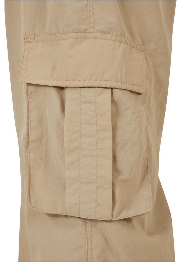 Pantaloni Wide Crinkle Nylon Cargo dama Urban Classics