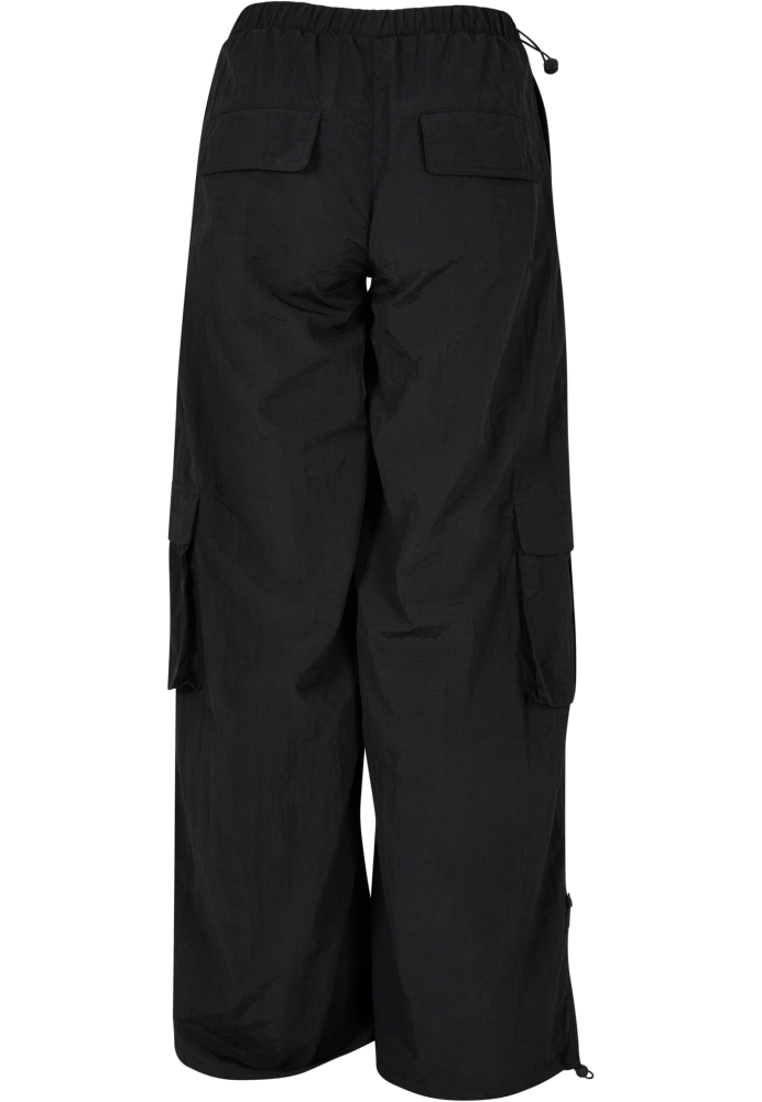 Pantaloni Wide Crinkle Nylon Cargo dama Urban Classics