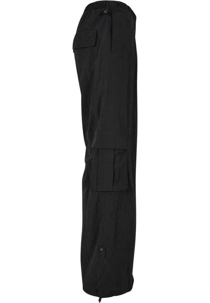 Pantaloni Wide Crinkle Nylon Cargo dama Urban Classics