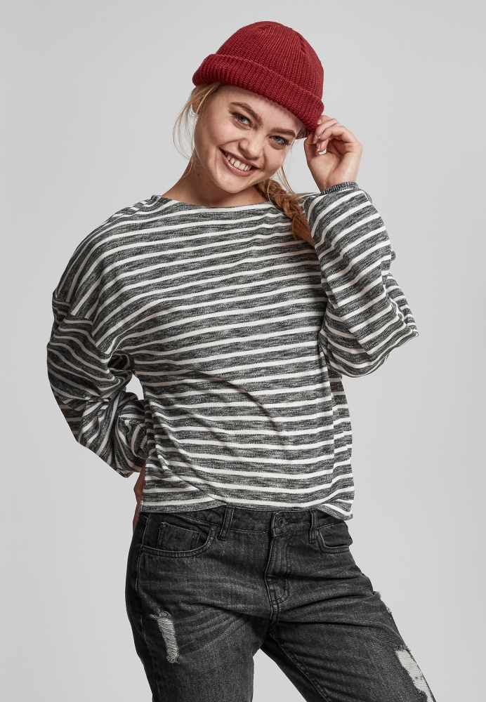 Oversize Stripe Pullover dama Urban Classics