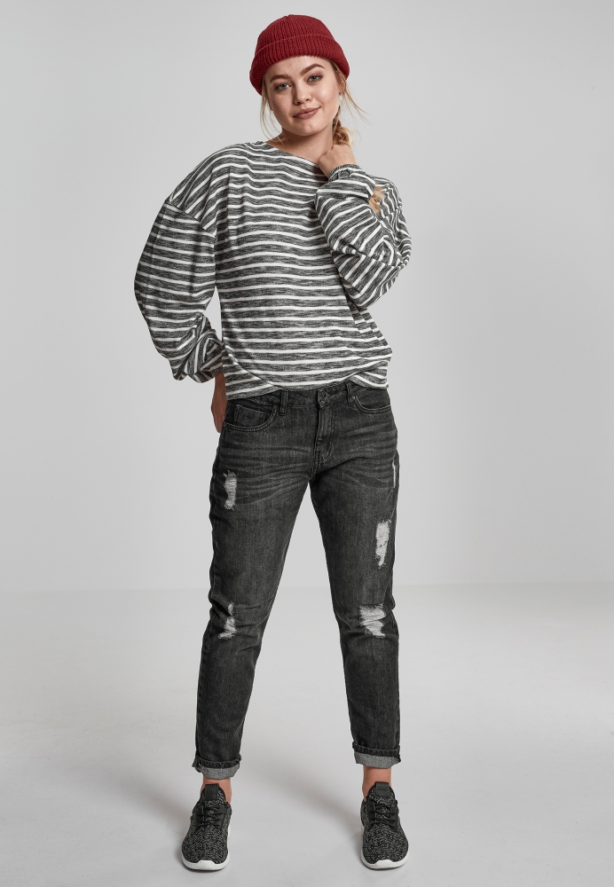 Oversize Stripe Pullover dama Urban Classics