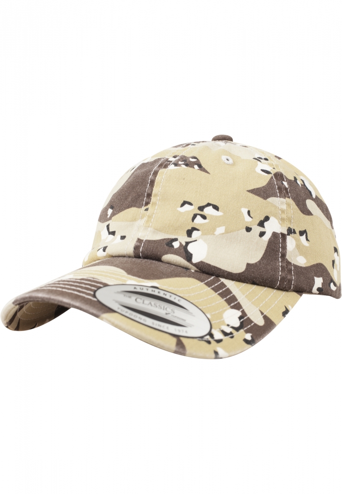 Sapca Low Profile Camo Washed Flexfit