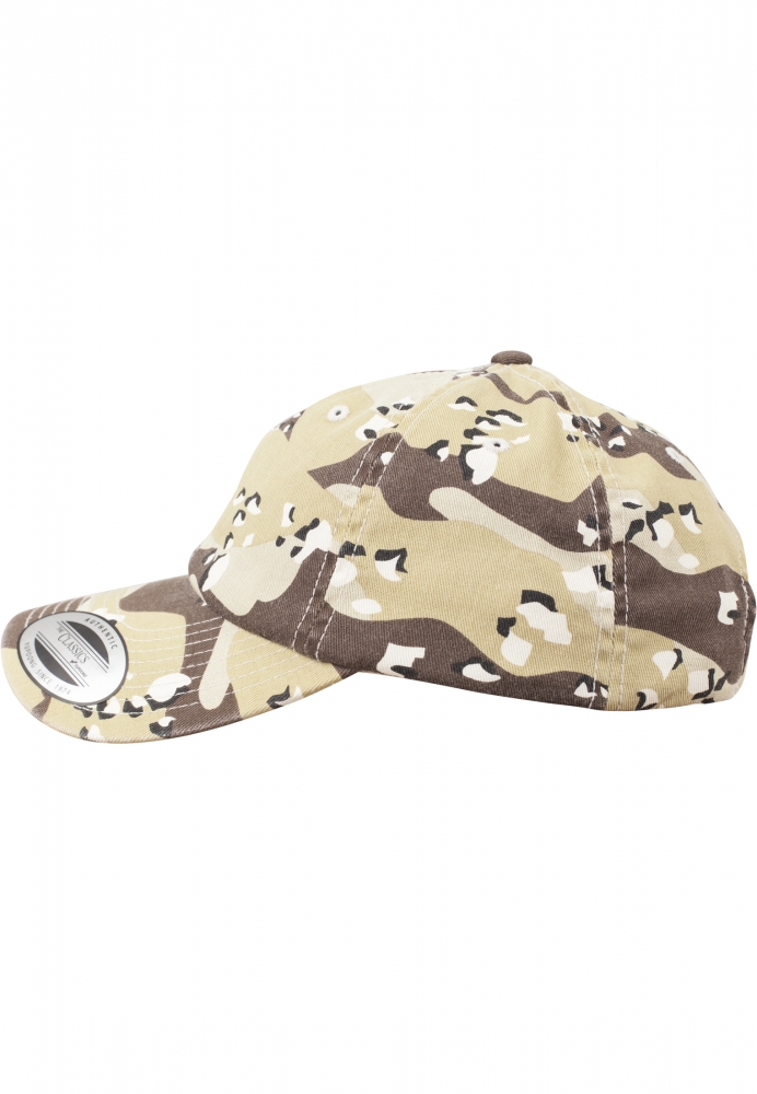 Sapca Low Profile Camo Washed Flexfit