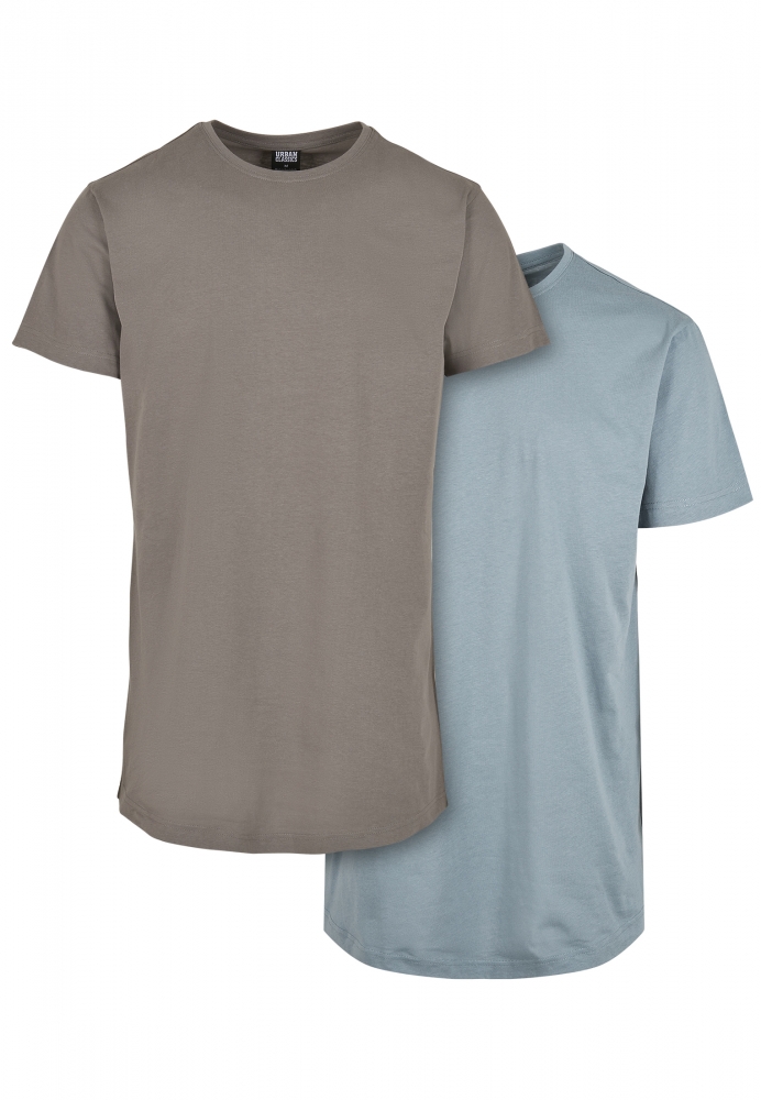 Tricou Pre-Pack Shaped Long 2-Pack Urban Classics