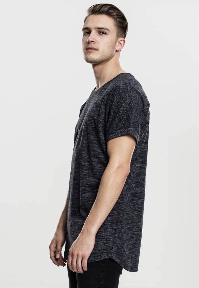 Tricou Long Space Dye Turn Up Urban Classics