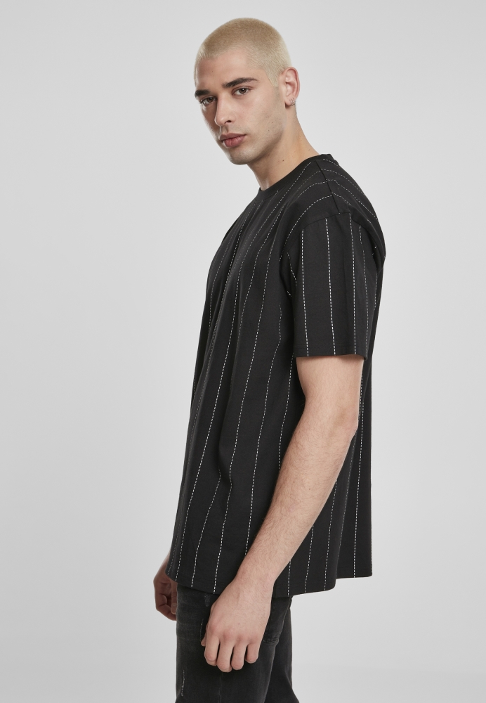 Tricou Oversized Pinstripe Urban Classics