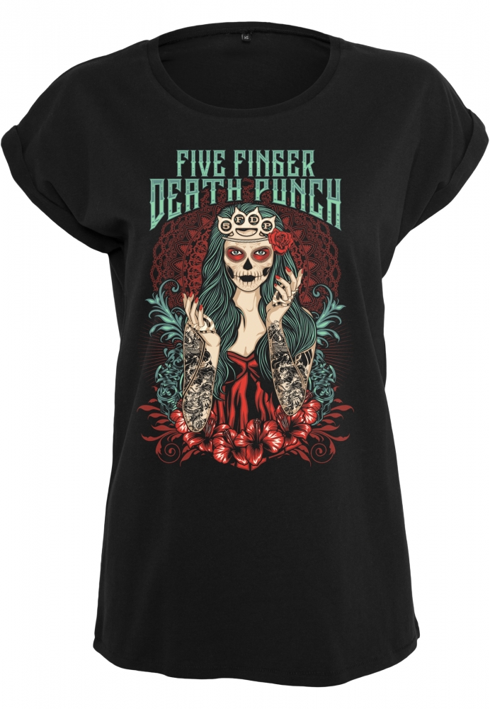 Tricou Five Finger Deathpunch Lady Muerta dama Merchcode