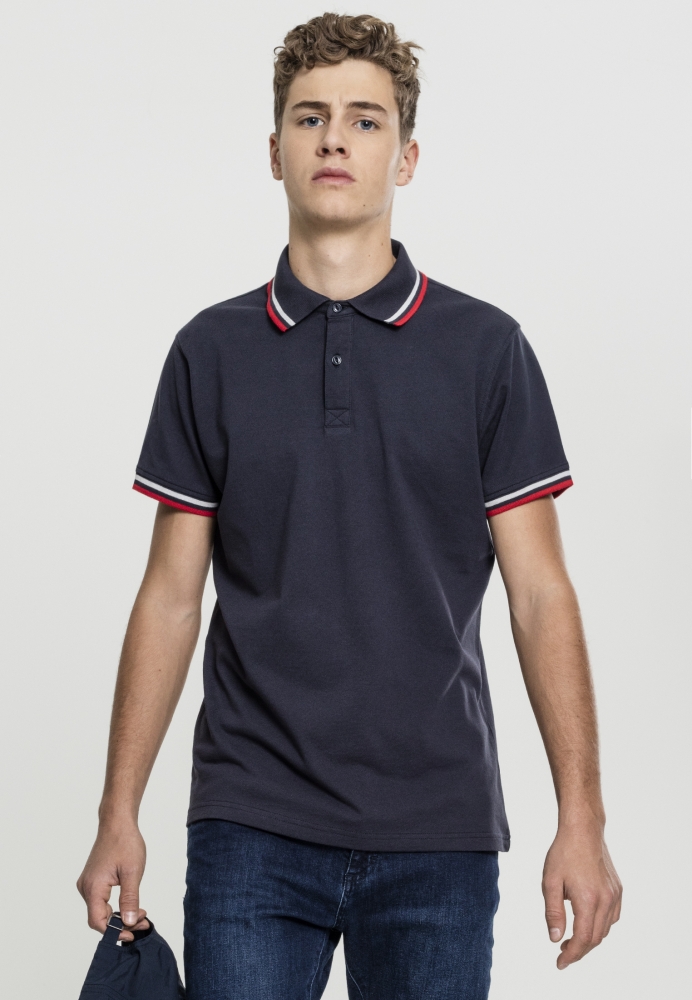 Double Stripe Poloshirt Urban Classics