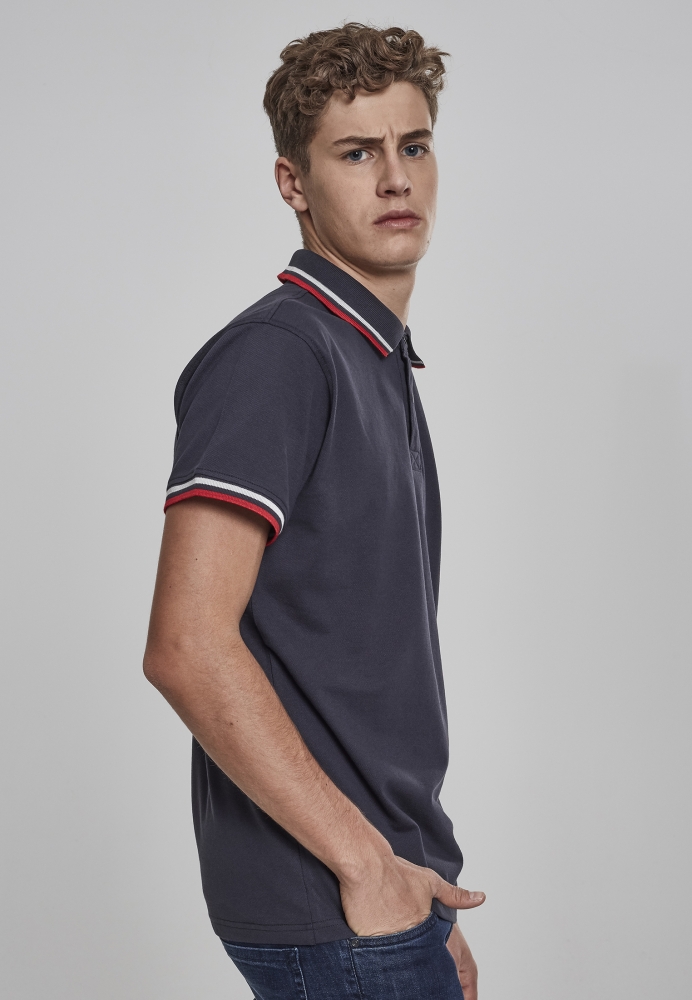 Double Stripe Poloshirt Urban Classics