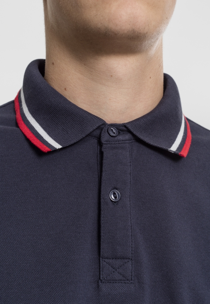 Double Stripe Poloshirt Urban Classics