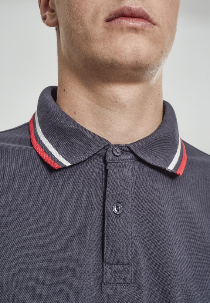 Double Stripe Poloshirt Urban Classics