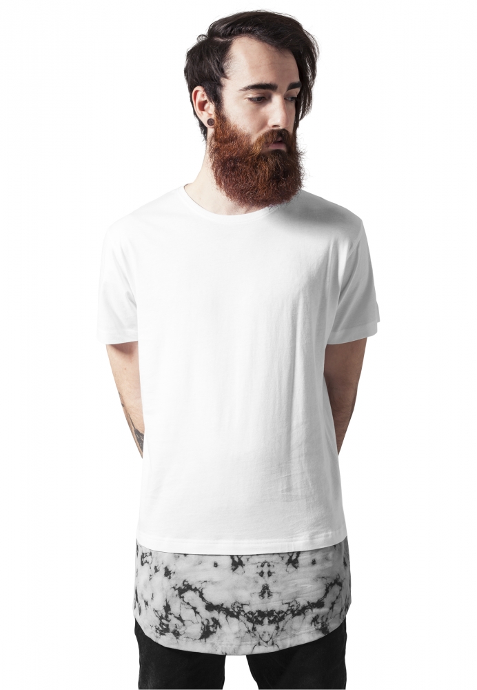 Tricou Long Shaped Marble Urban Classics