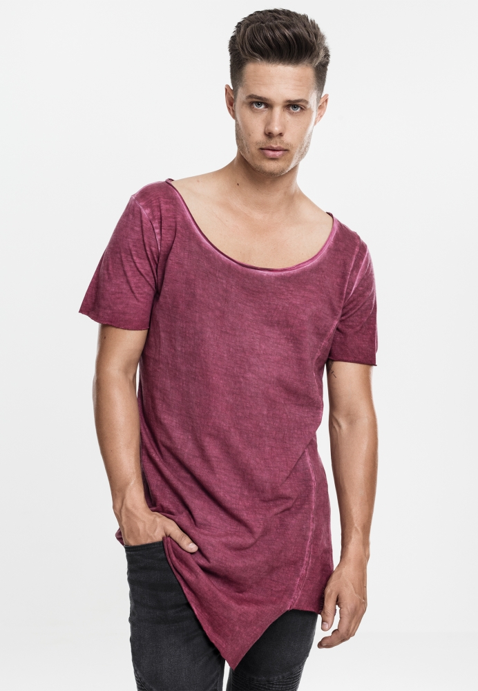 Tricou Asymetric Long Spray Dye Urban Classics