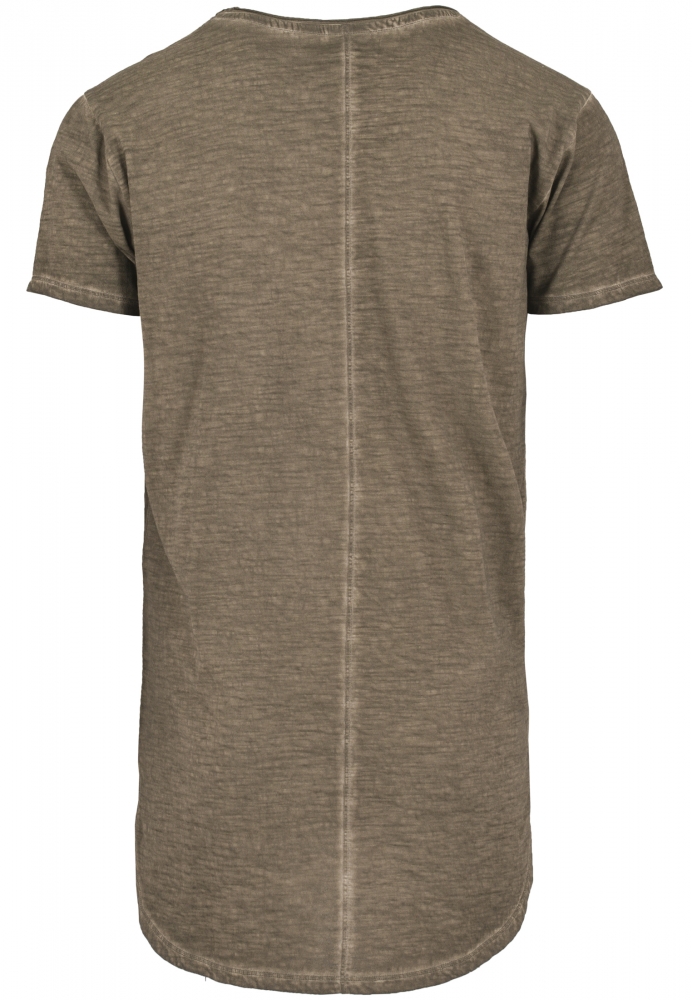 Tricou Long Back Shaped Spray Dye Urban Classics