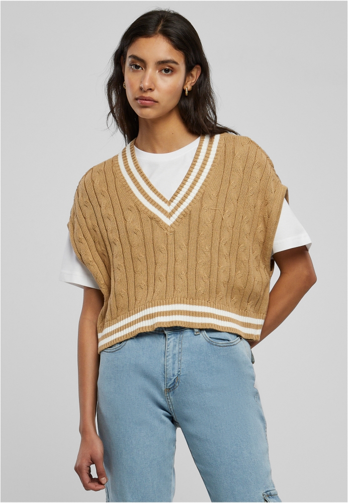 scurt Knit College Slipover dama Urban Classics